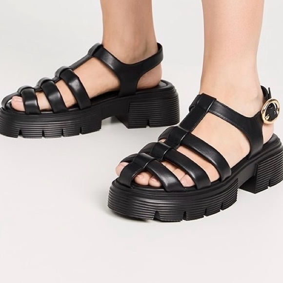 Stuart Weitzman Nolita Lug Sole Fisherman Sandal - Picture 1 of 16